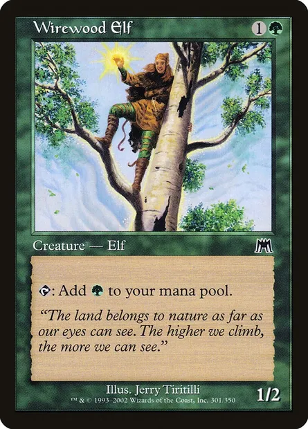 Elfe de Brinbois, carte Magic ONS 301 — extension Carnage