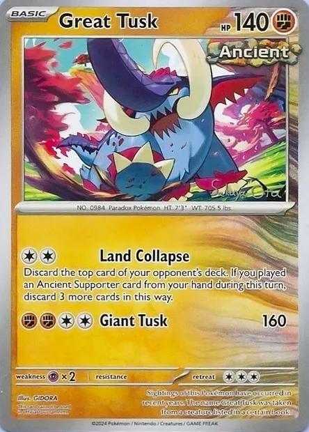 Fort-Ivoire, carte Pokémon WCD24 ct327639 — extension World Championship Decks 2024