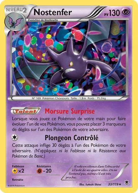 Nostenfer, carte Pokémon PHF 33 — extension Vigueur Spectrale
