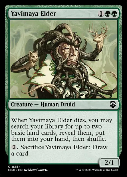 Yavimaya Elder, Magic card M3C 254 — Modern Horizons 3 Commander set