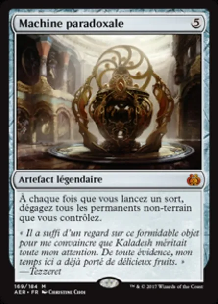 Machine paradoxale, carte Magic AER 169 — extension La révolte éthérique