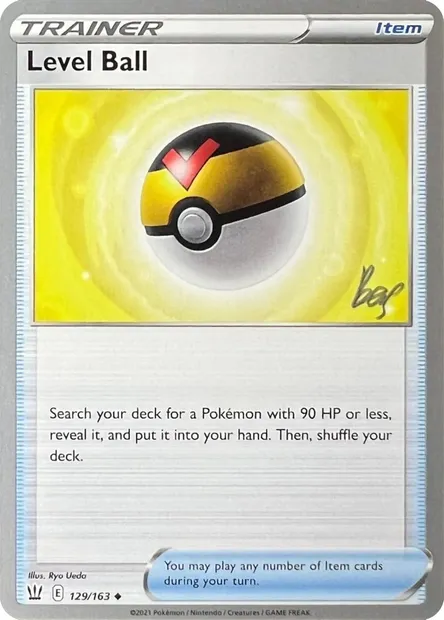 Niveau Ball, carte Pokémon WCD22 150-6 — extension World Championship Decks 2022