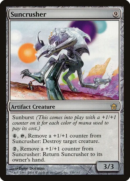 Suncrusher, Magic card 5DN 159 — Fifth Dawn set