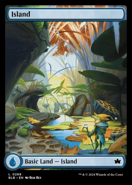 Île, carte Magic BLB 268 — extension Bloomburrow