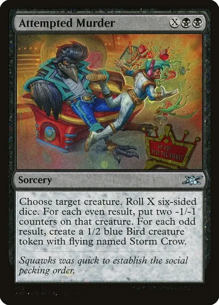 Attempted Murder, Magic card UNF 352 — Unfinity set