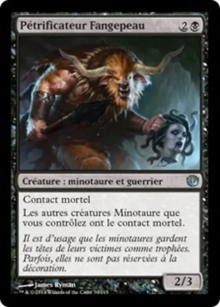 Pétrificateur Fangepeau, carte Magic JOU 70 — extension Incursion dans Nyx