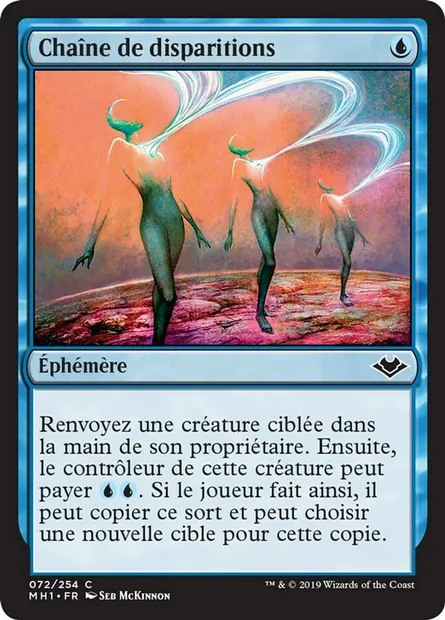Chaîne de disparitions, carte Magic MH1 72 — extension Horizons du Modern