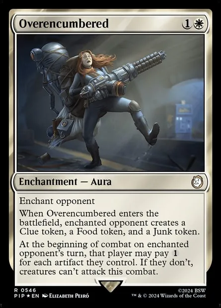 Overencumbered, Magic card PIP 546 — Fallout set