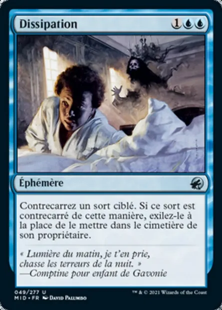 Dissipation, carte Magic MID 49 — extension Innistrad : chasse de minuit