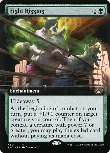 Fight Rigging, Magic card SNC 430 — Streets of New Capenna set