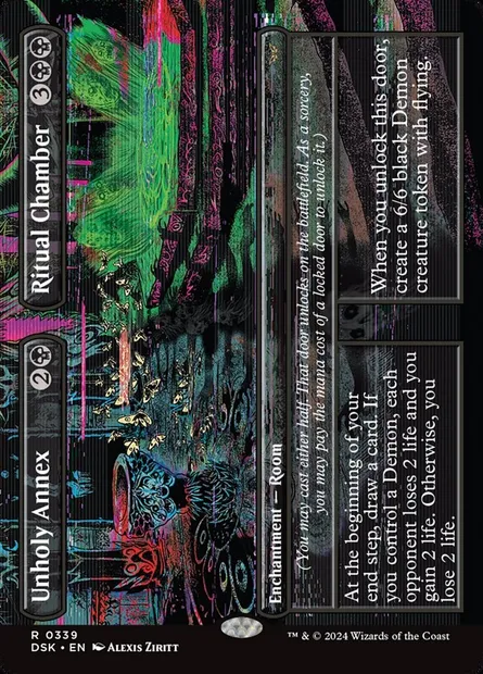 Unholy Annex // Ritual Chamber, Magic card DSK 339 — Duskmourn: House of Horror set