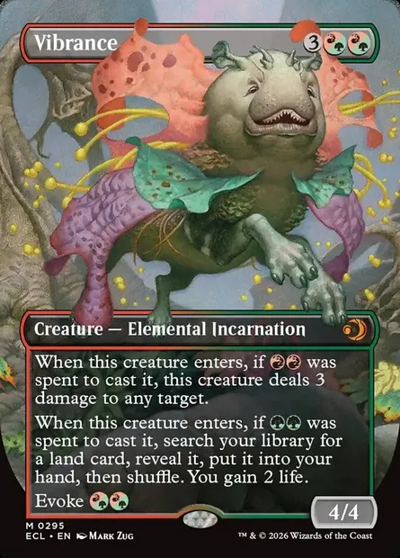 Vibrance, Magic card ECL 295 — Lorwyn Eclipsed set