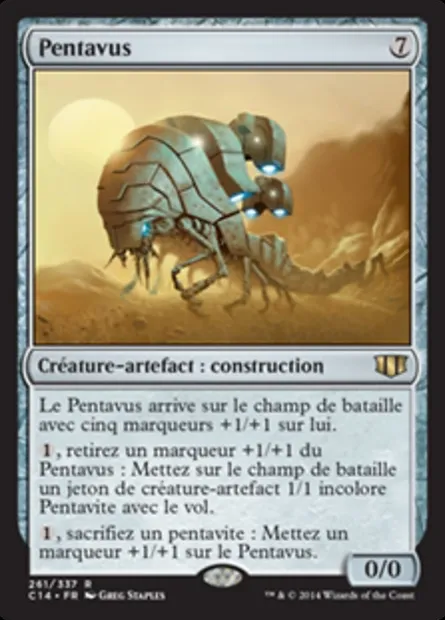 Pentavus, carte Magic C14 261 — extension Commander 2014
