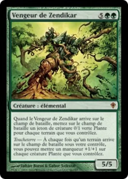 Vengeur de Zendikar, carte Magic WWK 96 — extension Worldwake