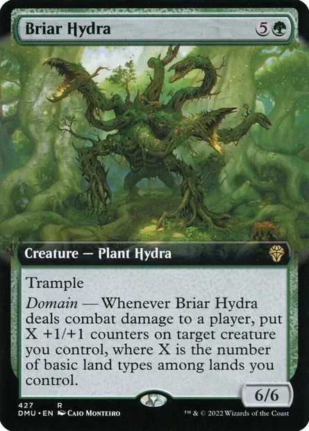 Briar Hydra, Magic card DMU 427 — Dominaria United set
