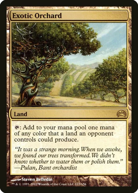 Exotic Orchard, Magic card PC2 117 — Planechase 2012 set