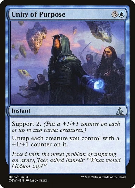 Unity of Purpose, Magic card OGW 66 — Oath of the Gatewatch set