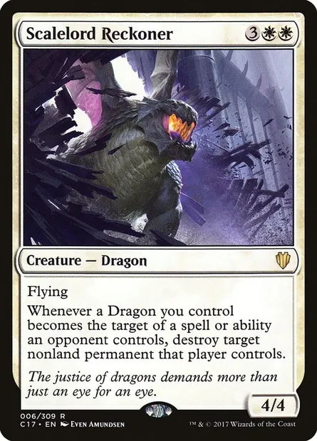 Scalelord Reckoner, Magic card C17 6 — Commander 2017 set