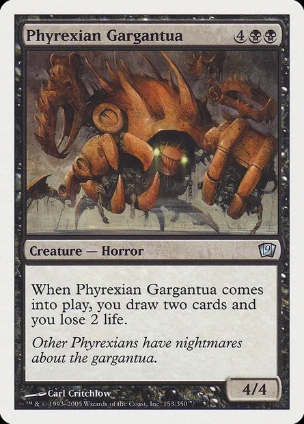 Phyrexian Gargantua, Magic card 9ED 153 — Ninth Edition set