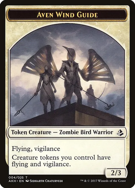 Aven Wind Guide, Magic card TAKH 4 — Amonkhet Tokens set