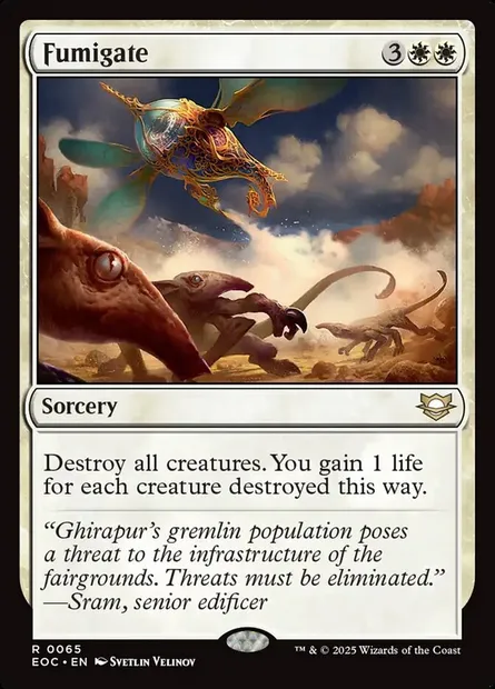Fumigate, Magic card EOC 65 — Edge of Eternities Commander set