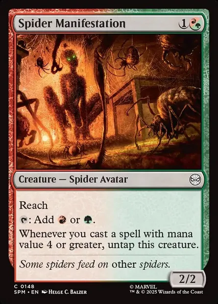 Spider Manifestation, Magic card SPM 148 — Marvel's Spider-Man set