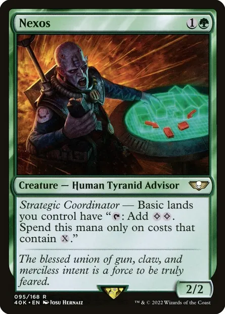 Nexos, Magic card 40K 95 — Warhammer 40,000 Commander set