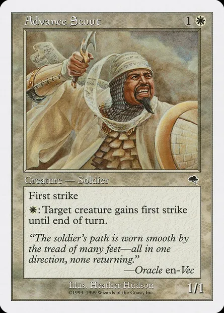 Advance Scout, Magic card BRB 2 — Battle Royale Box Set set