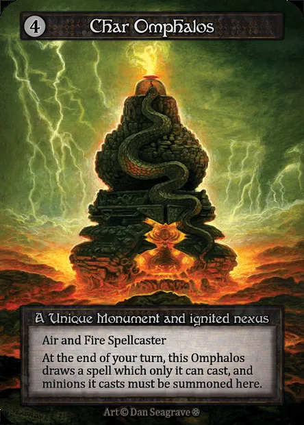 Char Omphalos, Sorcery card GOT 314 — Gothic set