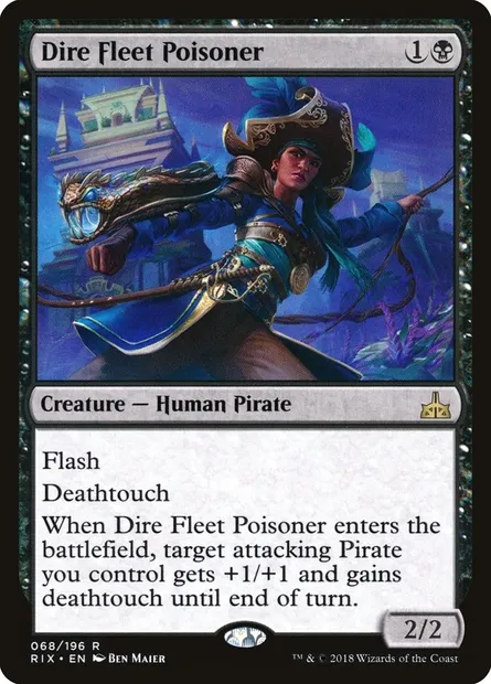 Dire Fleet Poisoner, Magic card RIX 68 — Rivals of Ixalan set