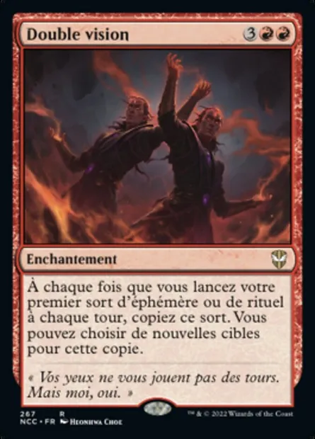 Double vision, carte Magic NCC 267 — extension New Capenna Commander