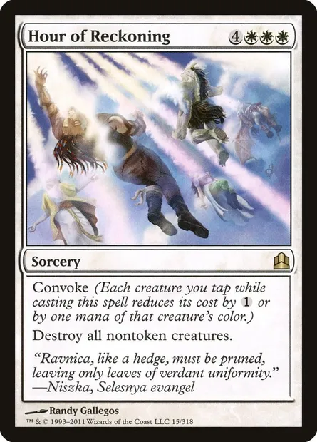 Hour of Reckoning, Magic card CMD 15 — Commander 2011 set
