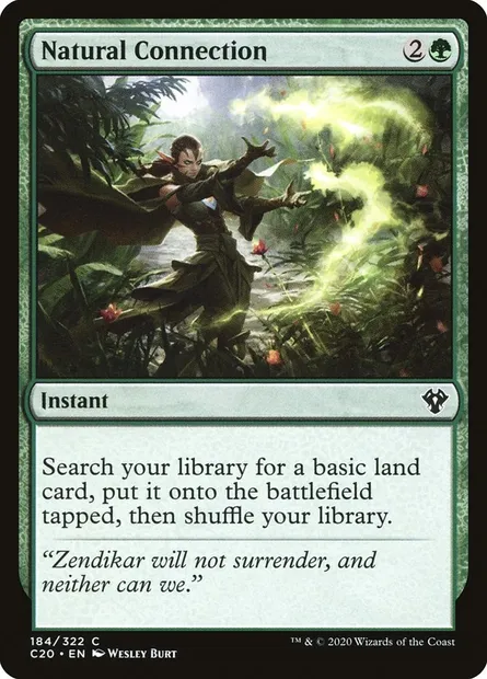 Natural Connection, Magic card C20 184 — Commander 2020 set