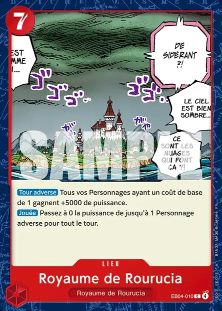 Royaume de Rourucia, carte One Piece EB04-010 — extension EGGHEAD CRISIS