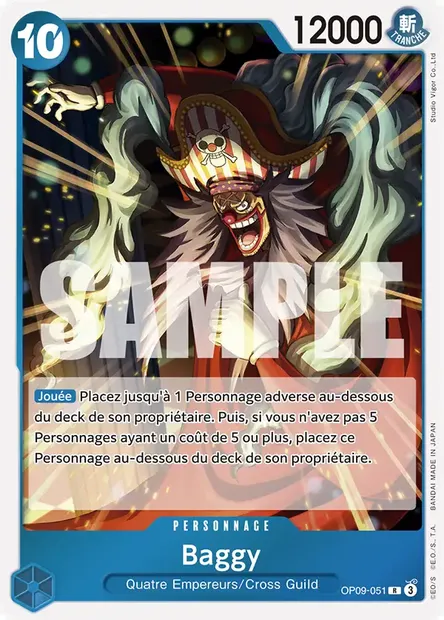 Baggy, carte One Piece OP09-051 — extension LES NOUVEAUX EMPEREURS