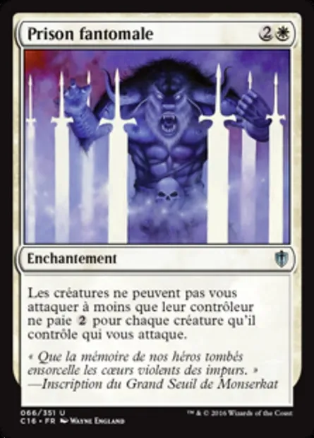 Prison fantomale, carte Magic C16 66 — extension Commander 2016