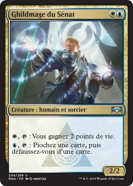 Ghildmage du Sénat, carte Magic RNA 204 — extension L'allégeance de Ravnica