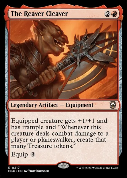 The Reaver Cleaver, Magic card M3C 217 — Modern Horizons 3 Commander set
