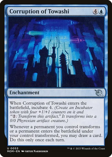 Corruption of Towashi, Magic card MOM 53 — March of the Machine set