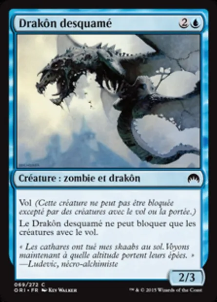 Drakôn desquamé, carte Magic ORI 69 — extension Magic Origines