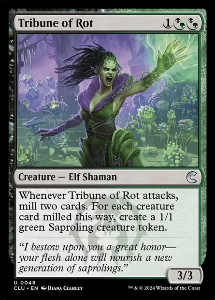 Tribune of Rot, Magic card CLU 48 — Ravnica: Clue Edition set