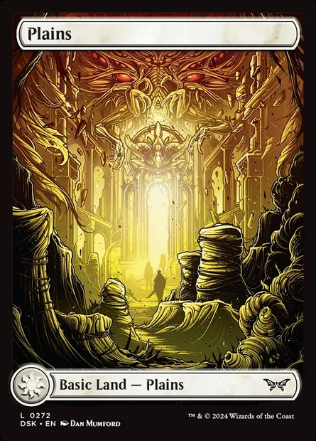 Plains, Magic card DSK 272 — Duskmourn: House of Horror set