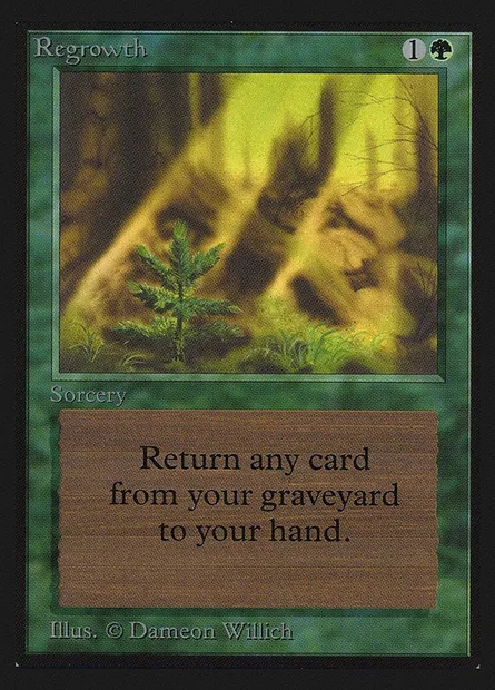 Regrowth, Magic card CED 215 — Collectors' Edition set