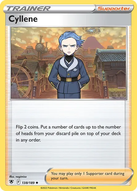 Cyllene, Pokémon card ASR 138 — Astral Radiance set