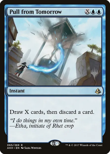 Extraction du lendemain, carte Magic PAKH 65p — extension Amonkhet Promos