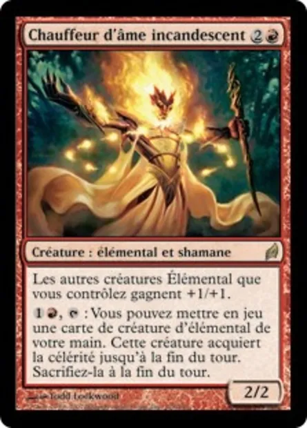 Chauffeur d'âme incandescent, carte Magic LRW 178 — extension Lorwyn