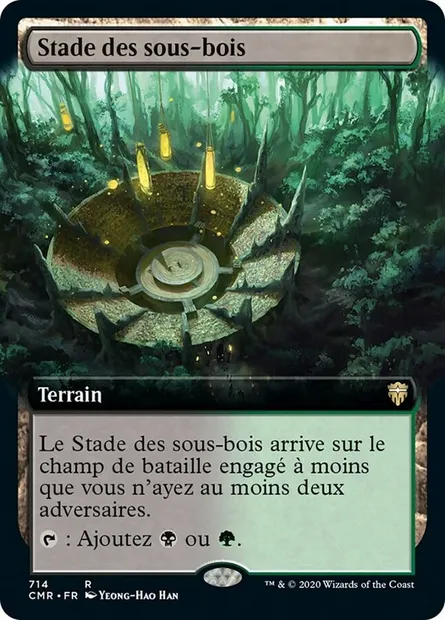 Stade des sous-bois, carte Magic CMR 714 — extension Commander Legends