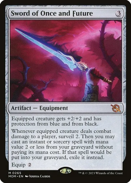 Sword of Once and Future, Magic card MOM 265 — March of the Machine set