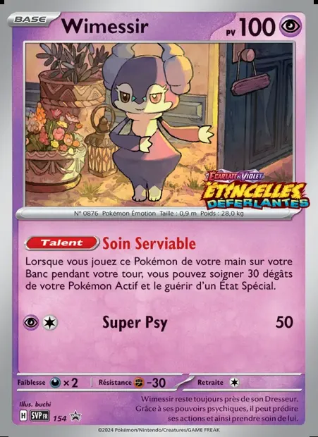 Wimessir, carte Pokémon PR-SV 154 — extension SVP Black Star Promos