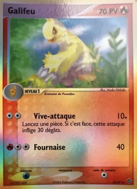 Galifeu, carte Pokémon DR 25 — extension EX Dragon